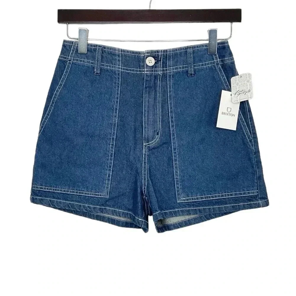 Free People Jean Shorts Brixton Vancouver High Waisted Size 24